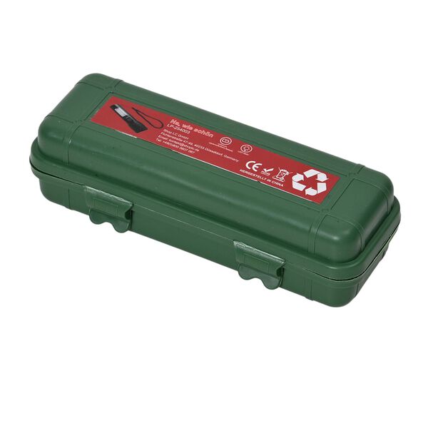 Wiederaufladbare LED-Taschenlampe, 6 Leuchtmodi, USB-Ladekabel, 13,8×3,5cm, Schwarz image number 6