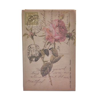 Geheimer Buchsafe mit Schl&uuml;sselverschluss &ndash; Rose