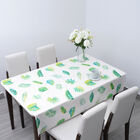 Wasserdichte PVC Tischdecke, Grünes Blattmuster