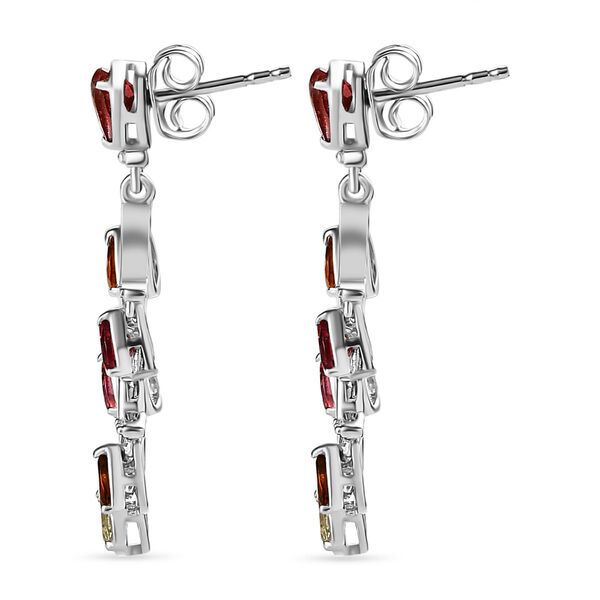 Mehrfach-Turmalin Ohrringe - 1,92 ct. image number 4