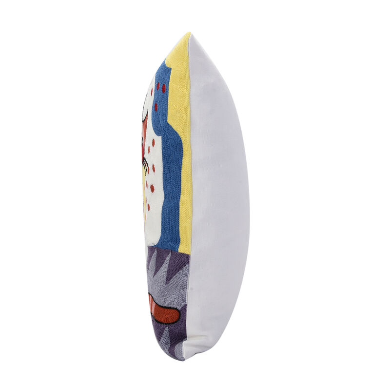 Kissenbezug mit Stickerei und Reißverschluss, Größe: 43x43cm, Mehrfarbig image number 0