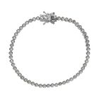 Diamant Armband, ca. 19 cm, 925 Silber platiniert ca. 0.50 ct