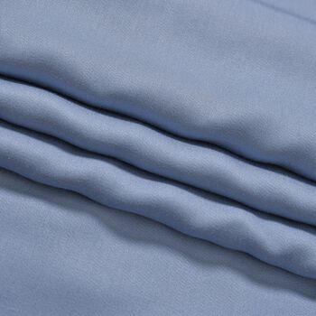 Serenity Night - 2er-Set Kissenbez&uuml;ge aus Bambus, atmungsaktiv, temperaturausgleichend, hypoallergen - 80x80cm und 40x80cm, Blau