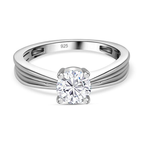 Moissanit Ring - 0,73 ct. image number 0