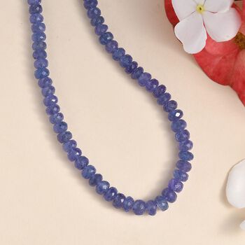 AAA Tansanit Halskette, 45cm - 117 ct.