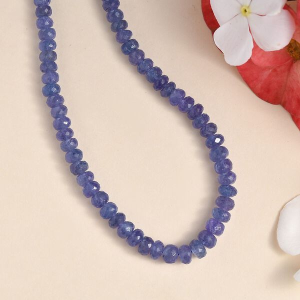 AAA Tansanit Halskette, 45cm - 117 ct. image number 2