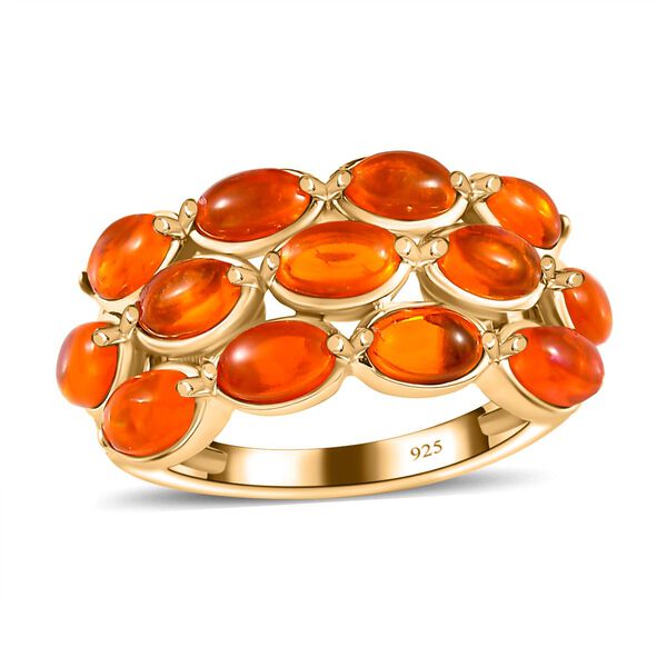 AA orange &auml;thiopischer Opal-Ring - 2,09 ct. image number 4