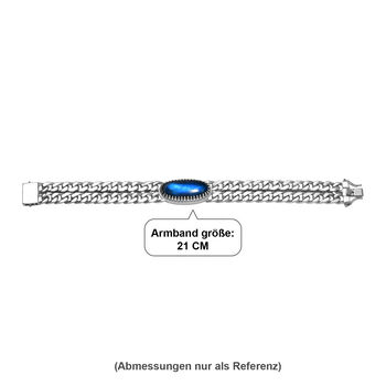 EVER TRUE Labradorit Armband ca. 20 cm Nickelfreies Messing ca. 20.65 ct (10-15 Werktage Lieferzeit) 20.65 ct