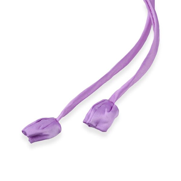 Schmuckorganizer aus Satin mit Stickerei und 5 Premium-Poliertüchern, 20x9cm, Lavendel image number 9