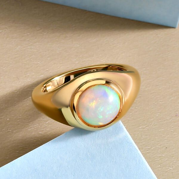 Nat&uuml;rlicher, &auml;thiopischer Opal-Ring - 1,25 ct. image number 2