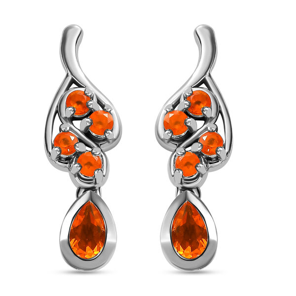 Vivid Salamanca Feueropal Ohrringe