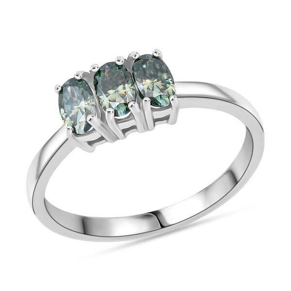 Paraiba Moissanit Ring - 0,65 ct. image number 3