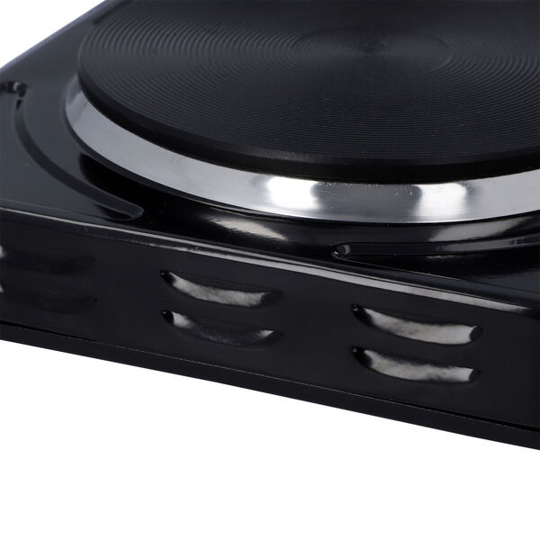 HOMESMART: Doppelkochplatte, 2000 Watt, Schwarz image number 7