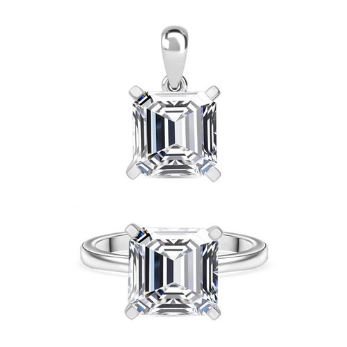 LUXURIANT DIAMOND- IGI zertifizierter VS-GH Labor Diamant Anhänger und Ring in 950 Platin image number 0