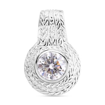 Royal Bali - D Joy Moissanit Anh&auml;nger 925 Silber ca. 3.51 ct