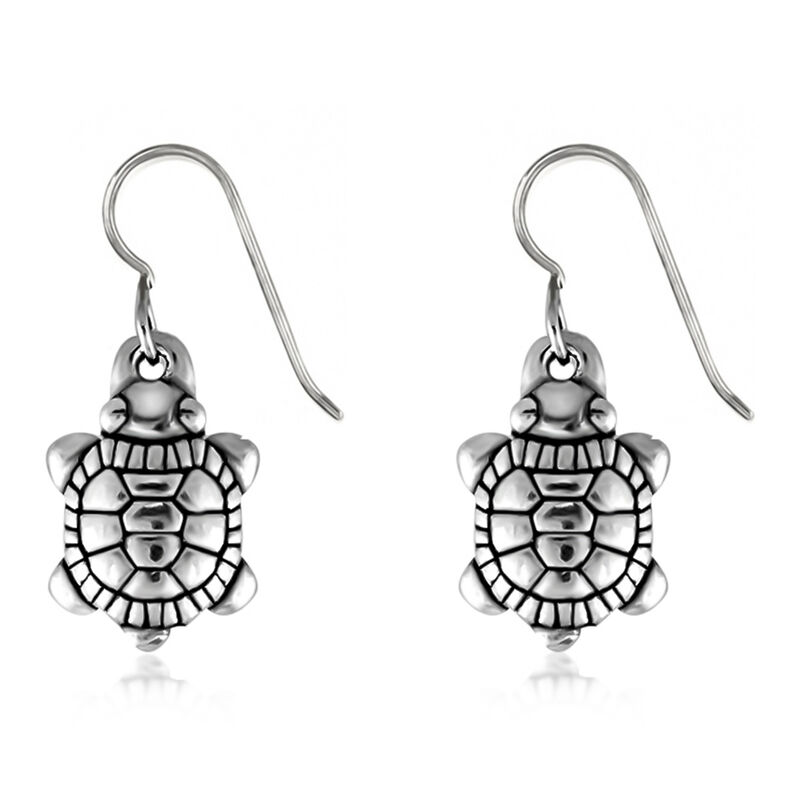 Schildkröten Ohrringe in 925 Silber image number 0