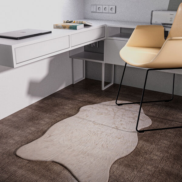 Premium Collection, Teppich aus Kunstfell, 100x180 cm, Elfenbein image number 3