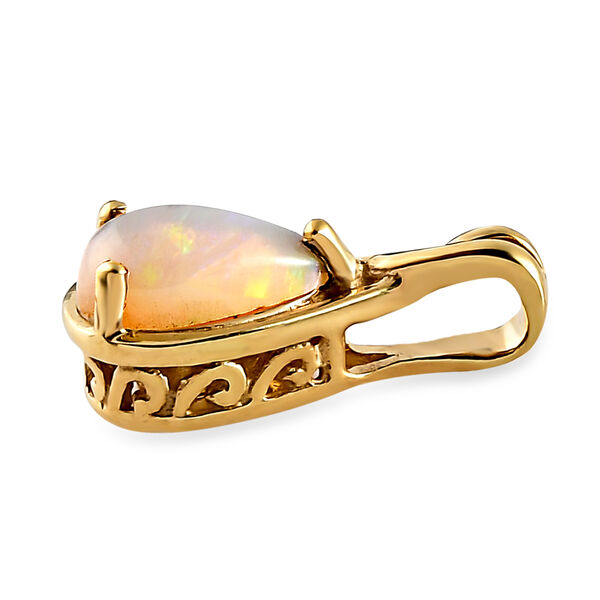 2er-Set, natürlicher, äthiopischer Opal-Ring und Anhänger - 0,90 ct. image number 7