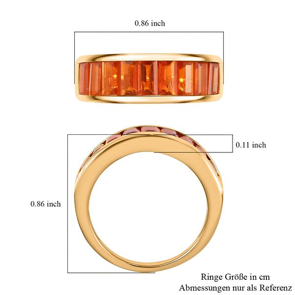 Purpurroter Feueropal-Ring, 925 Silber Gelbgold Vermeil  ca. 1,45 ct image number 7