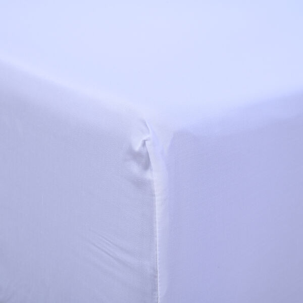 SERENITY NIGHT: Spannbettlaken aus 100% Bambus, 150x200x30 cm, Wei&szlig;&nbsp; image number 3