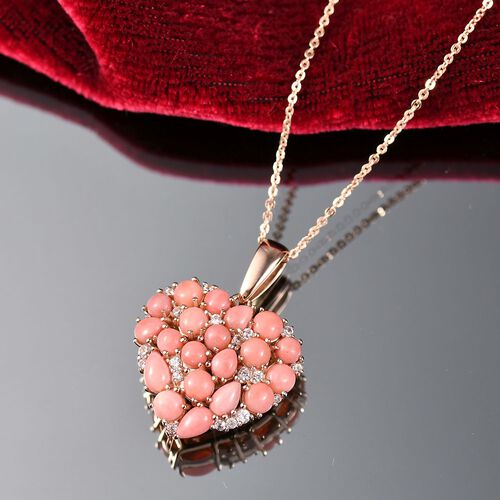 D’joy AA Vinicunca-Peruanischer Opal Schmuckset 925 Silber 750 rosévergoldet ca. 3,20 ct. image number 1