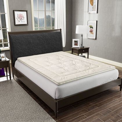 Serenity Night - Bettdecke aus 20% langfaseriger Maulbeerseide und 80% Kunstdaunen mit antibakteriellem, antiallergischem Mikrofaserbezug, 135 x 200 cm