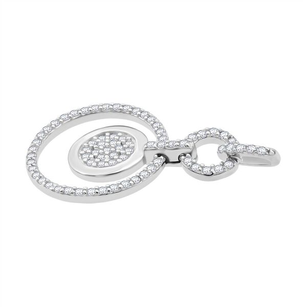 Lustro Stella weißer Zirkonia Anhänger image number 3