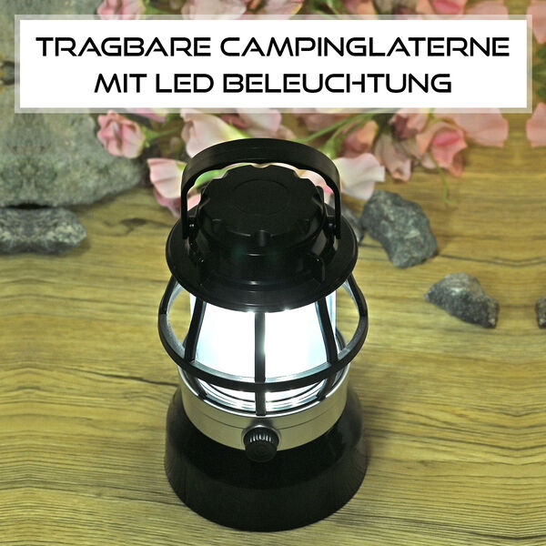 Tragbare Camping-Laterne mit 360-Grad Beleuchtung image number 6