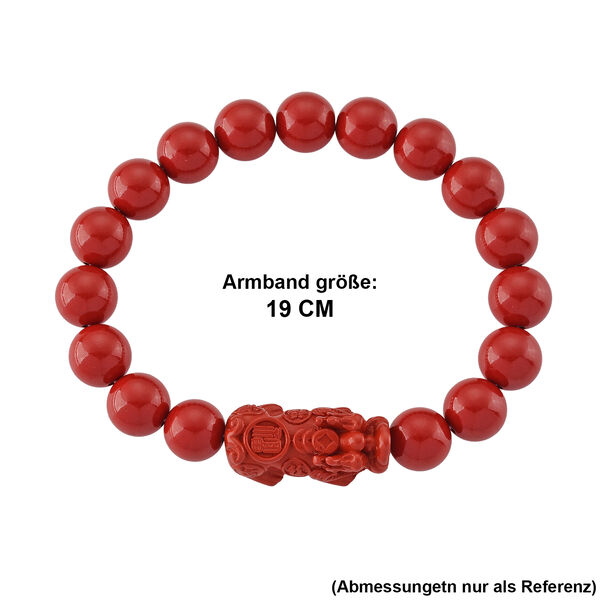 Rotes Zinnober Armband, 18 cm ca. 170.00 ct image number 4