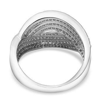 Lustro Stella - Wei&szlig;er Zirkonia-Ring, 925 Silber  ca. 2,49 ct