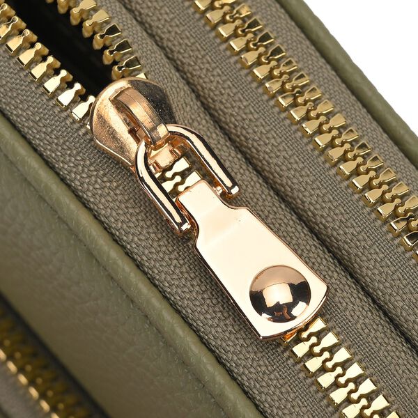 PASSAGE Crossbody Tasche, 18x6,5x11cm, Olivgrün image number 6