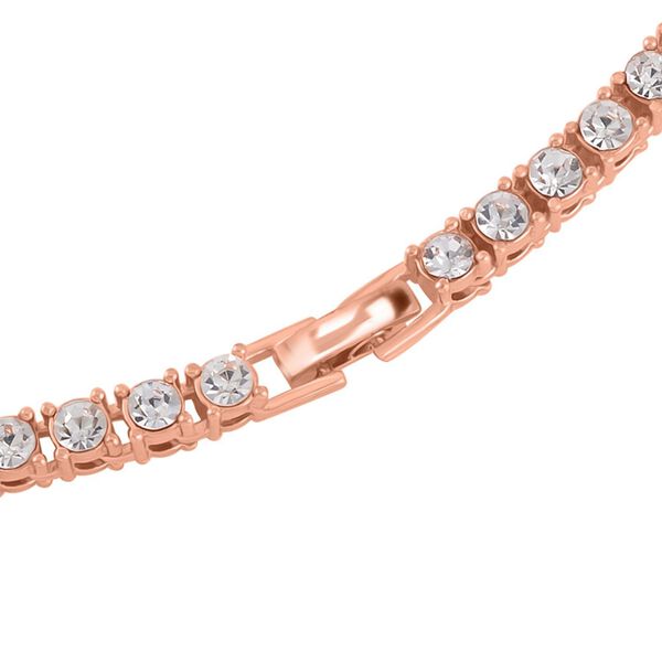 Kristall-Schmuckset in Roségoldton image number 5