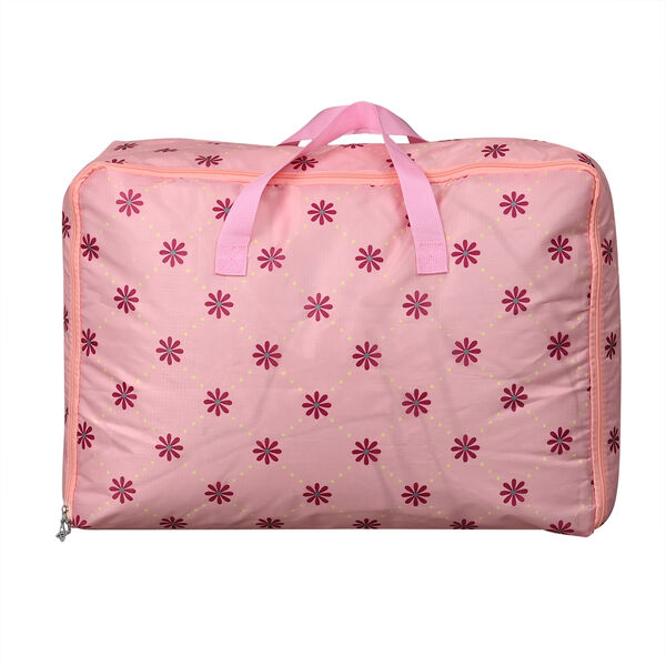 LIVMORE 3er-Set Aufbewahrungstaschen aus 210D-Oxford-Gewebe, Rosa image number 2
