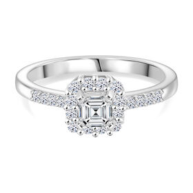 LUXURIANT DIAMOND - Lab Grown Diamant SI-GH Ring 925 Silber rhodiniert (Größe 17.00) ca. 0.50 ct