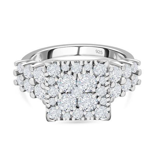 LUSTRO STELLA - Weißer Zirkonia Ring image number 0