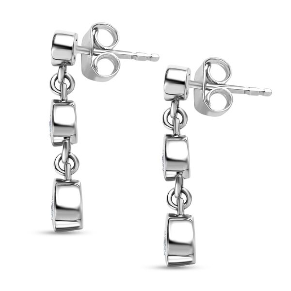 Moissanit Trilogie Ohrringe - 1,57 ct. image number 3