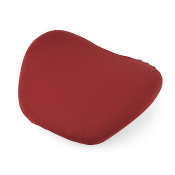 LIVMORE R&uuml;ckenst&uuml;tzkissen, viskoelastischer Schaum, k&uuml;hlender Stoff, 40x34,5x11cm, Dunkelrot