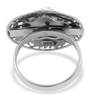 Royal Bali Kollektion - roter Granat und Perlmutt-Ring, 925 Silber  ca. 0,30 ct image number 4