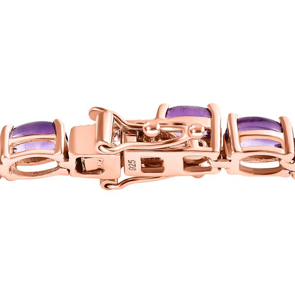 AA Rose De France Amethyst Armband, 19 cm - 16,32 ct. image number 4