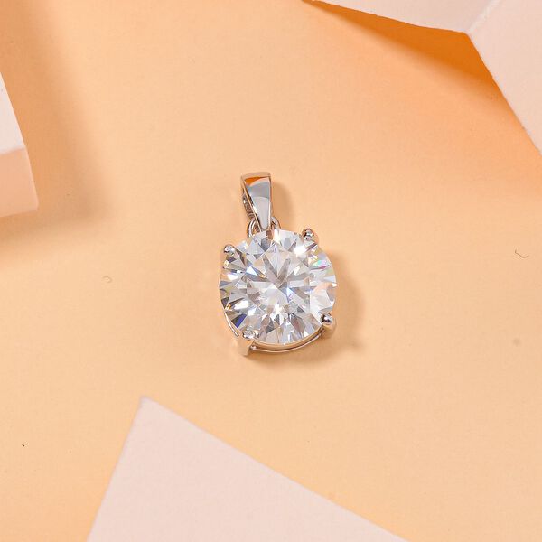 Moissanit Solitär Anhänger - 3,54 ct. image number 6