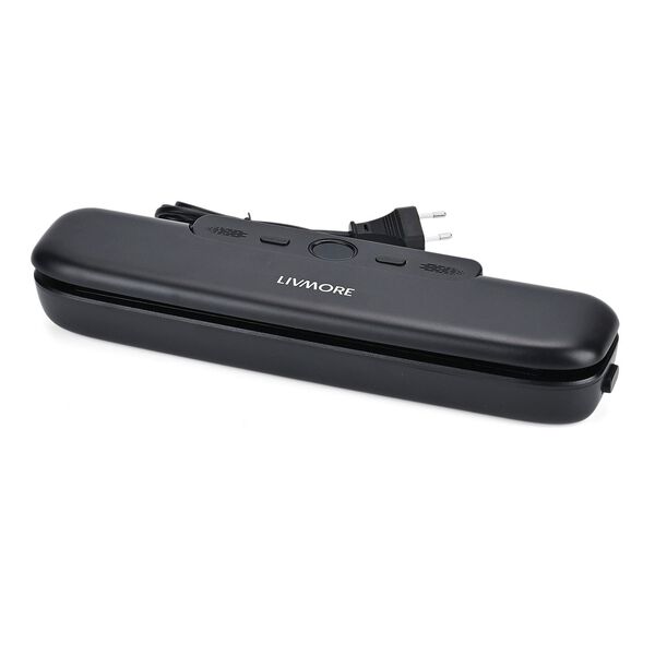 Homesmart - Vakuumiergerät mit Schweiß- und Vakuumfunktion, inkl. Rollenbeutel und 10 Vakuumbeuteln, Schwarz image number 4