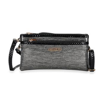 Stylische Sling Crossbody Tasche, Silber