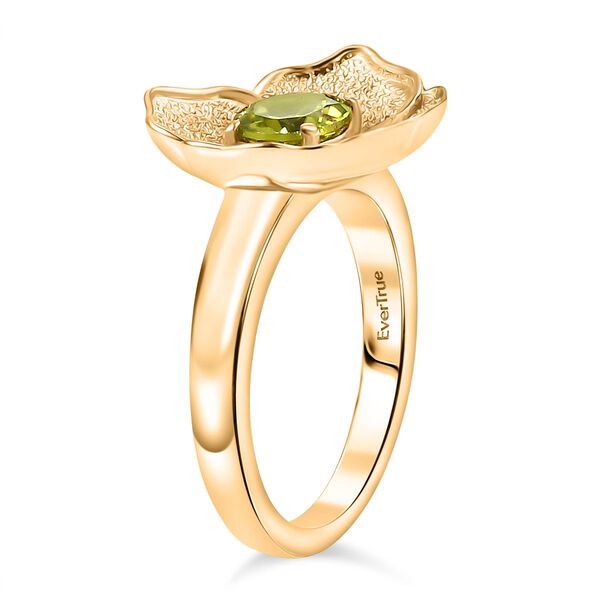 D'Joy Peridot Ring Nickelfreies Messing (Größe 21.00) ca. 0,87 ct image number 4