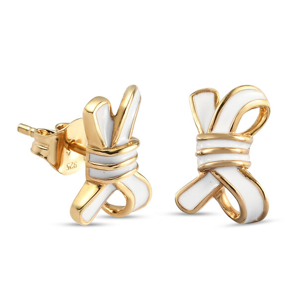 925 Silber vergoldet Ohrringe image number 4