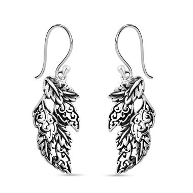 Royal Bali Kollektion- Filigranarbeit Ohrringe in Silber