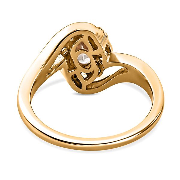 AAA Turkizit und wei&szlig;er Zirkon-Ring - 0,96 ct. image number 7