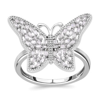 Diamant-Ring mit Schmetterling-Design - 0,33 ct.