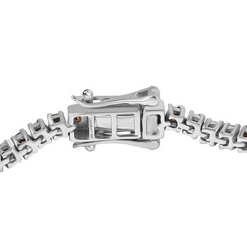 LUXURIANT DIAMOND - Lab Grown Roter Diamant SI Armband ca. 16.5 cm 925 Silber Rhodiniert ca. 3,00 ct.
