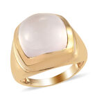 Rosenquarz-Ring, 925 Silber vergoldet  ca. 7,88 ct image number 3