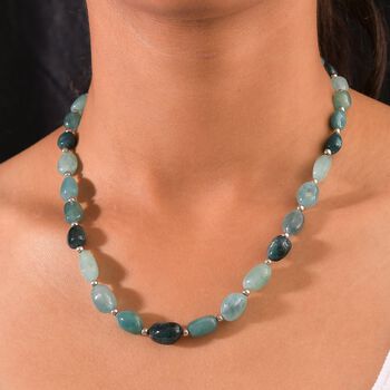 AA Grandidierit Halskette, 45 cm - 167 ct.